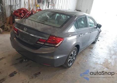 2015 Honda Civic Ex из США, поврежденный, VIN 19XFB2F84FE108800